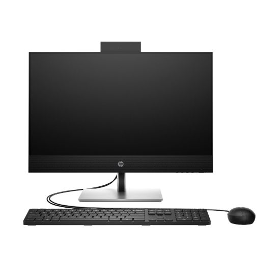 Obrázek HP AIO ProOne 440G9 23.8NT i3-14100T, 1x8GB, 512GB M.2, Intel HD DP+HDMI IN, WiFi 6+BT, usb kl. myš, 120W,FDOS,3y onsite