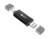 Obrázek C- TECH čtečka karet UCR- 02- AL, USB 3.0 TYPE A/ TYPE C, SD/ micro SD