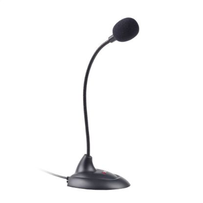 Obrázek C- TECH stolní mikrofon MIC- 04E, 3, 5" stereo jack, 1, 5m