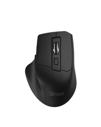 Obrázek C- TECH myš Ergo WLM- 05, bezdrátová, 1600DPI, 6 tlačítek, USB nano receiver, černá