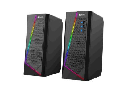 Obrázek C- TECH reproduktory SPK- 17, 2.0, RGB, černá