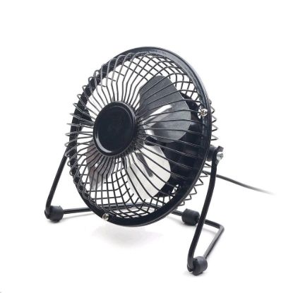Obrázek C-TECH Ventilátor UF-01, 100mm, USB, stolní, černá