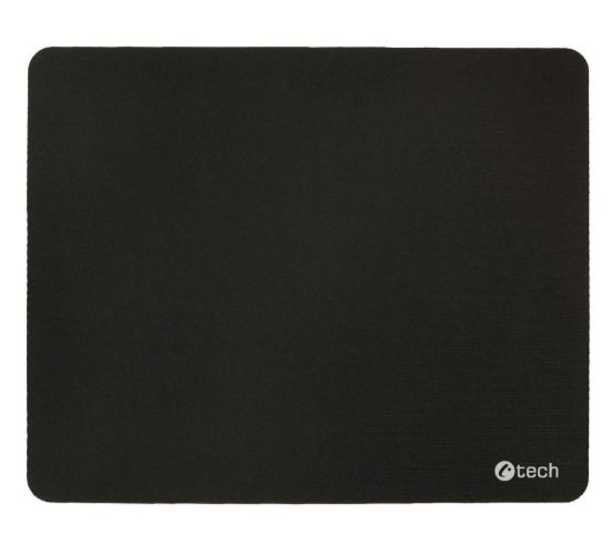 Obrázek C-TECH Podložka pod myš MP-03BK, textilní, 220x180mm, černá