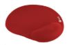 Obrázek C- TECH Podložka pod myš gelová MPG- 03, červená, 240 x 220mm