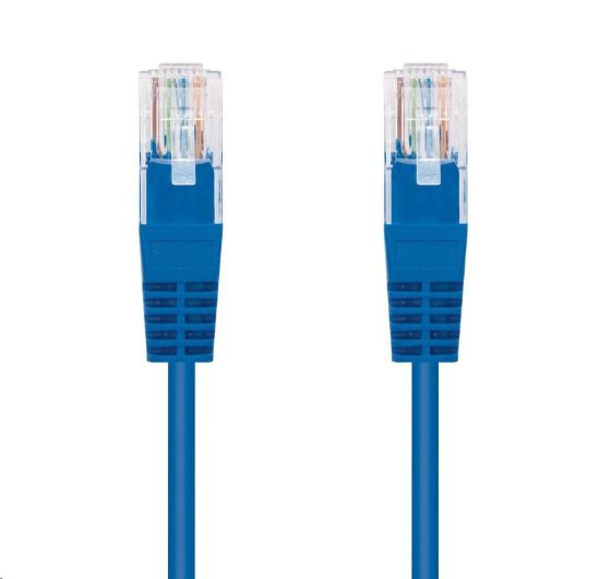Obrázek C-TECH kabel patchcord Cat5e, UTP, modrý, 5m
