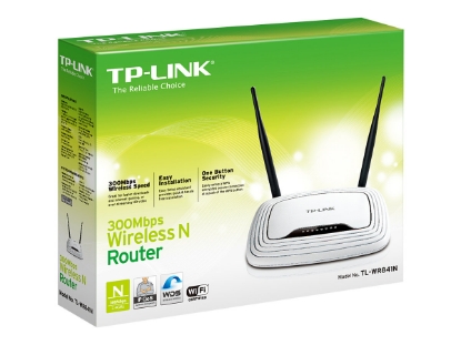 Obrázek TP-LINK TL-WR841N Wireless 802.11n/300Mbps 2T2R router 4xLAN 1xWAN Atheros