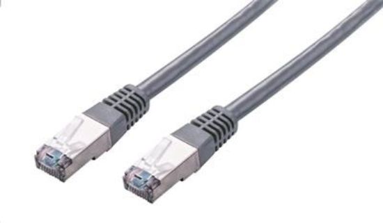 Obrázek C-TECH kabel patchcord Cat5e, FTP, šedý, 2m
