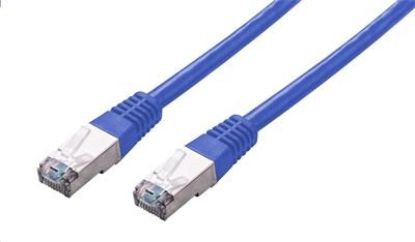 Obrázek C- TECH kabel patchcord Cat5e, FTP, modrý, 1m