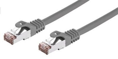 Obrázek C- TECH kabel patchcord Cat6, FTP, šedý, 15m