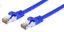 Obrázek C- TECH kabel patchcord Cat6, FTP, modrý, 0, 5m