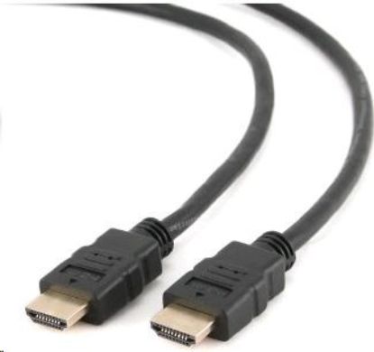 Obrázek C-TECH kabel HDMI - HDMI 0,5m (v1.4, 3D, zlacené kontakty, stíněný)
