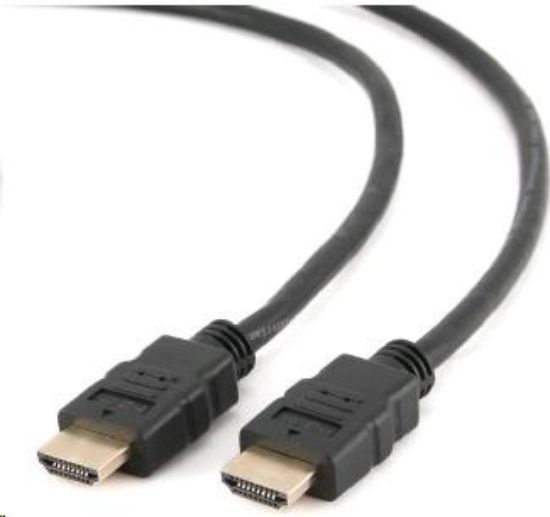 Obrázek C-TECH kabel HDMI - HDMI 0,5m (v1.4, 3D, zlacené kontakty, stíněný)