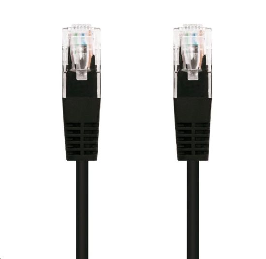Obrázek C-TECH kabel patchcord Cat5e, UTP, černý, 1m