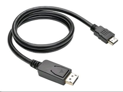Obrázek C-TECH kabel DisplayPort/HDMI, 1m, černý