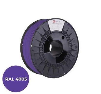 Obrázek C-TECH Tisková struna (filament) PREMIUM LINE, PLA, modrofialová, RAL4005, 1,75mm, 1kg