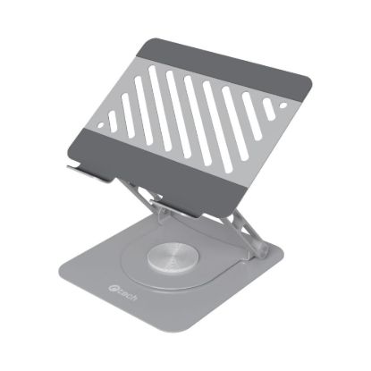 Obrázek C-TECH Stojan na notebook Quallis NTS-200, do 16", nastavitelný, kovový