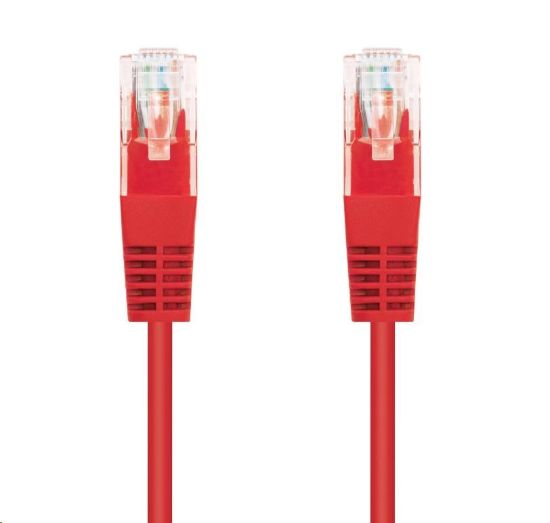 Obrázek C-TECH kabel patchcord Cat5e, UTP, červený, 3m
