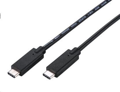 Obrázek C- TECH kabel USB 3.2, Type- C (CM/ CM), PD 100W, 20Gbps, 2m, černý
