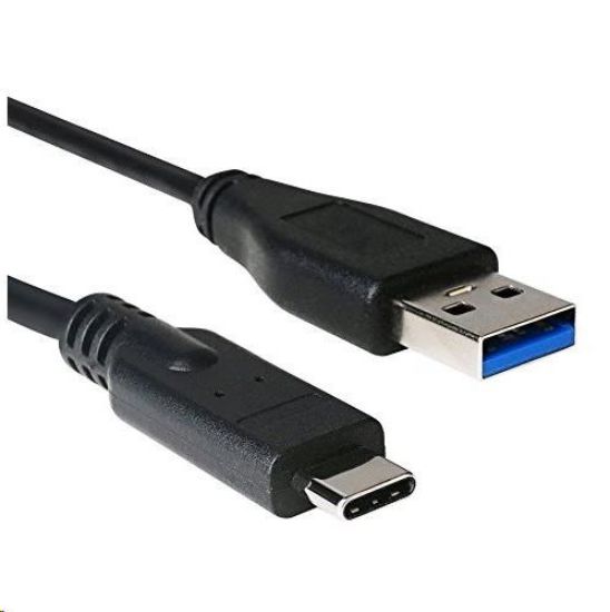 Obrázek C-TECH kabel USB 3.0 AM na USB-C kabel (AM/CM), 1m, černý