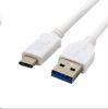Obrázek C- TECH kabel USB 3.0 AM na USB- C kabel (AM/ CM), 2m, bílý
