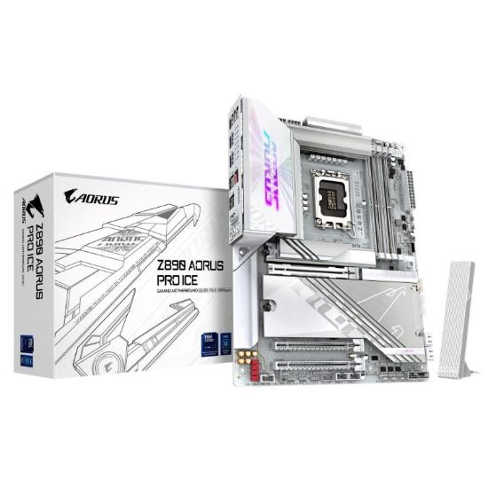 Obrázek GIGABYTE MB Sc LGA1851 Z890 AORUS PRO ICE, Intel Z890, 4xDDR5, 1xHDMI, 2xThunderbolt, WiFi