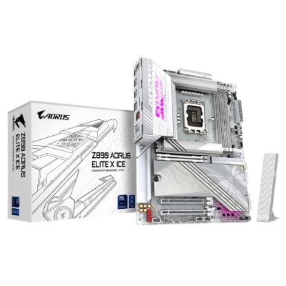 Obrázek GIGABYTE MB Sc LGA1851 Z890 A ELITE X ICE, Intel Z890, 4xDDR5, 1xHDMI, 1xThunderbolt, WiFi