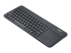 Obrázek LOGITECH 920-007151 K400 Plus bezdrátová klávesnice s touchpadem CZ + SK černá