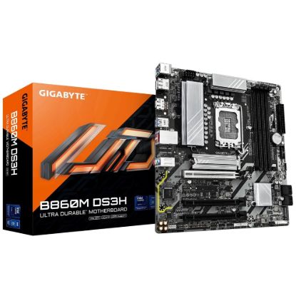 Obrázek GIGABYTE MB Sc LGA1851 B860M DS3H, Intel B860, 4xDDR5, 2xDP, 1xHDMI, mATX