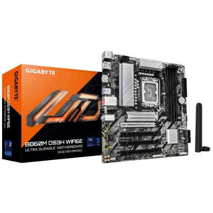 Obrázek GIGABYTE MB Sc LGA1851 B860M DS3H WIFI6E, Intel B860, 4xDDR5, 2xDP, 1xHDMI, WiFi, mATX