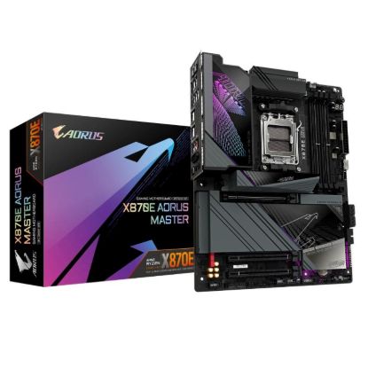 Obrázek GIGABYTE MB Sc AM5 X870E AORUS MASTER, AMD X870, 4xDDR5, 2xHDMI, 2xUSB4, WiFi