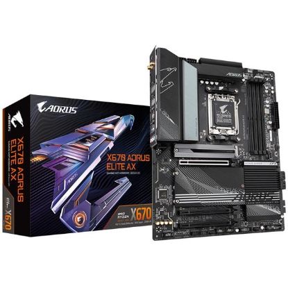 Obrázek BAZAR - GIGABYTE MB Sc AM5 X670 AORUS ELITE AX, AMD X670, 4xDDR5, 1xHDMI, WI-FI - Po opravě (Komplet)