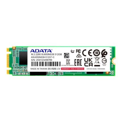 Obrázek ADATA SSD 512GB SU650NS38 PCIe Gen3x4 M.2 2280 (R:xx/W:xx MB/s)