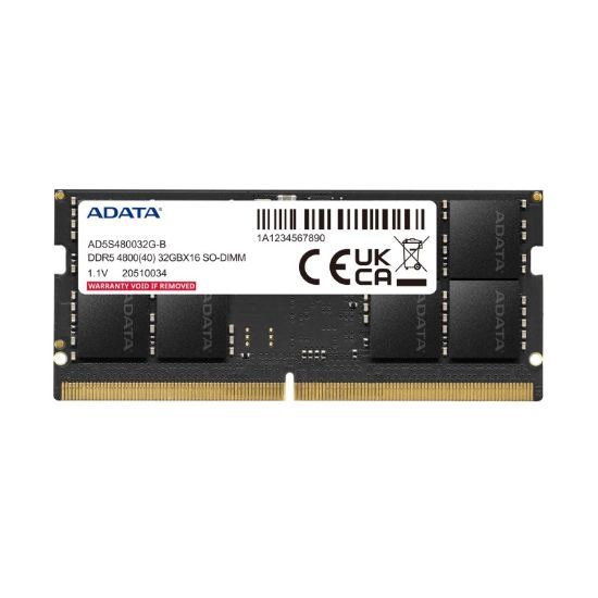 Obrázek ADATA SODIMM DDR5 16GB 4800MHz CL40, Single Tray