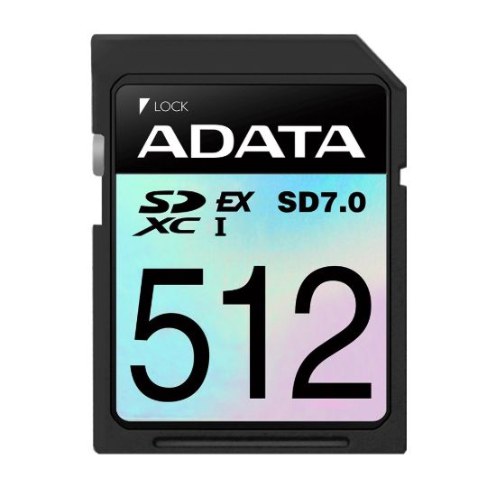 Obrázek ADATA SDXC karta 512GB Extreme, PCIe Gen3, UHS-I, C10, V30, (R:800/W:700 MB/s)