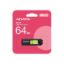 Obrázek ADATA Flash Disk 64 GB UC300, USB- C 3.2, černo- zelená