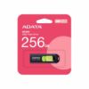 Obrázek ADATA Flash Disk 256 GB UC300, USB- C 3.2, černo- zelená