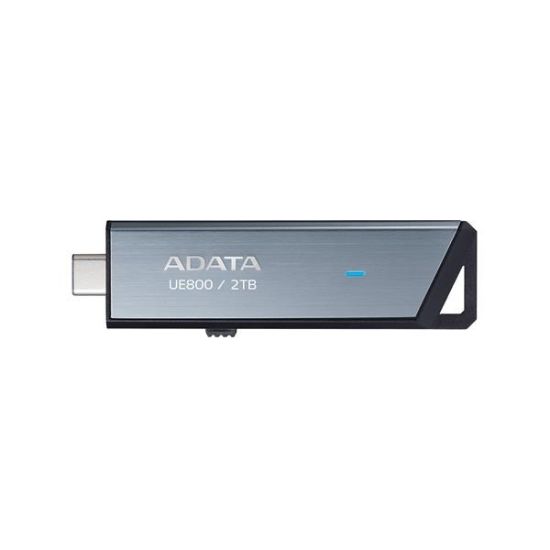 Obrázek ADATA Flash Disk 2TB UE800, USB-C 3.2, R:1000/W:1000MB/s, stříbrná