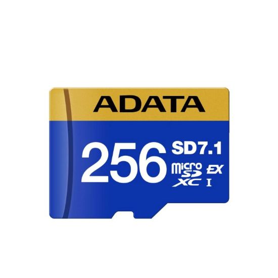 Obrázek ADATA MicroSDXC karta 256GB Premier Extreme SD7.1, U3, C10, V30 (R:800/W:700 MB/s)