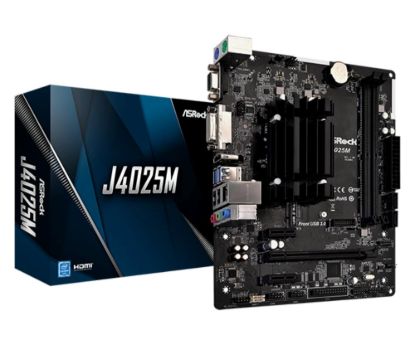 Obrázek ASRock MB Intel procesor J4025M, 2xDDR4, HDMI, VGA, DVI-D, mATX