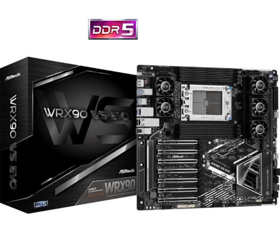 Obrázek ASRock MB Sc sTR5 WRX90 WS EVO, AMD WRX90, 8xDDR5, 1xDP, EEB