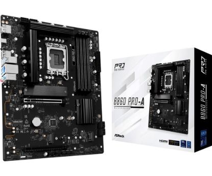 Obrázek ASRock MB Sc LGA1851 B860 Pro- A, Intel B860, 4xDDR5, 1xDP, 1xHDMI, ATX