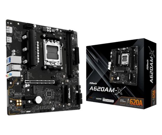 Obrázek ASRock MB Sc AM5 A620AM-X, AMD A620A, 2xDDR5, 1xHDMI, 1xDP