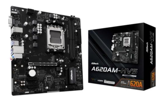 Obrázek ASRock MB Sc AM5 A620AM-HVS, AMD A620A, 2xDDR5, 1xHDMI