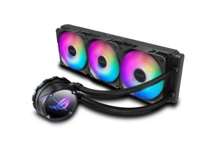 Obrázek ASUS vodní chladič CPU AIO ROG STRIX LC II 360 ARGB, 3x120mm, LGA1851, AM5