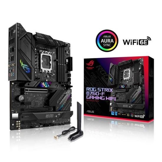 Obrázek ASUS MB Sc LGA1700 ROG STRIX B760-F GAMING WIFI, Intel B760, 4xDDR5, 1xDP, 1xHDMI, WI-FI