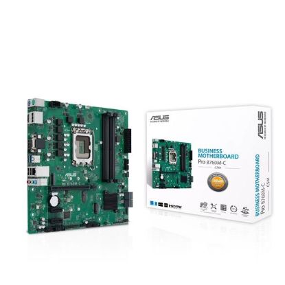 Obrázek ASUS MB Sc LGA1700 PRO B760M- C- CSM, Intel B760, 4xDDR5, 2xDP, 1xHDMI, 1xVGA, mATX