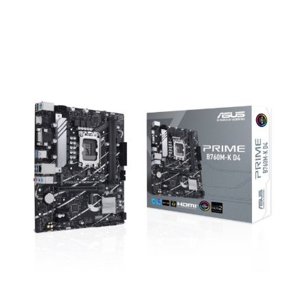 Obrázek ASUS MB Sc LGA1700 PRIME B760M- K DDR4, Intel B760, 2xDDR4, 1xHDMI, 1xVGA, mATX