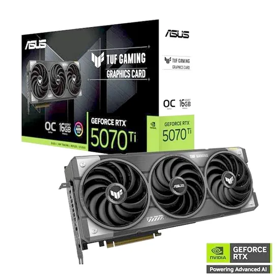Obrázek ASUS TUF RTX 5070TI OC GAMING 16GB/256-bit GDDR7 2xHDMI 3xDP