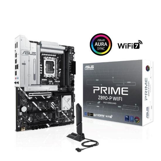 Obrázek ASUS MB Sc LGA1851 PRIME Z890-P WIFI, Intel Z890, 4xDDR5, 1xDP, 1xHDMI, 1xThunderbolt, WI-FI, ATX