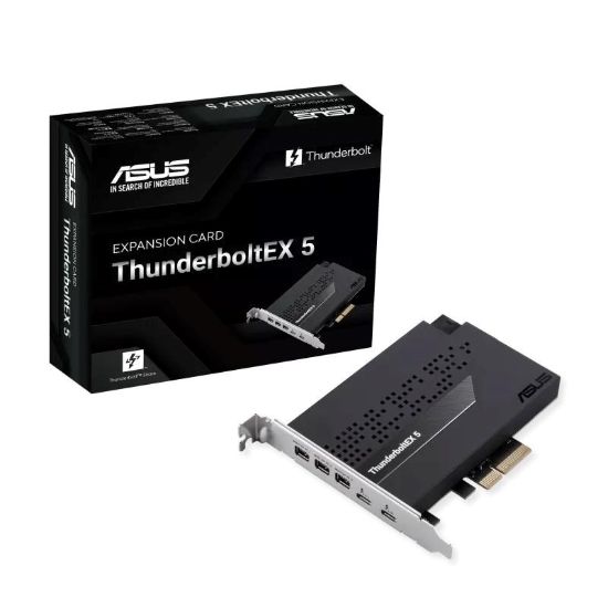 Obrázek ASUS rozšiřující karta ThunderboltEX 5, PCIe 4.0x4, 2xThunderbolt 5, 3x Mini-DP